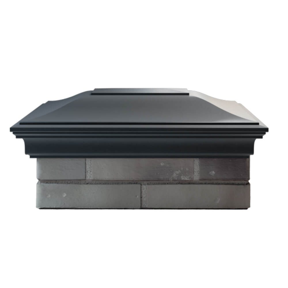 Колпак Zking Монблан Серый на столб 2х1.5 кирпича (515х385мм) в Волоколамске фото