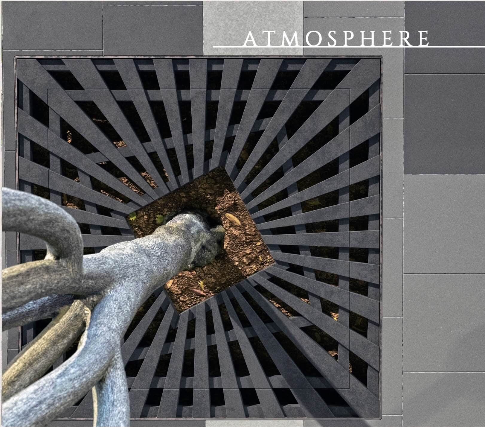 Приствольная решетка для дерева ZKING ATMOSPHERE 1.2х1.2м Черная в Волоколамске фото