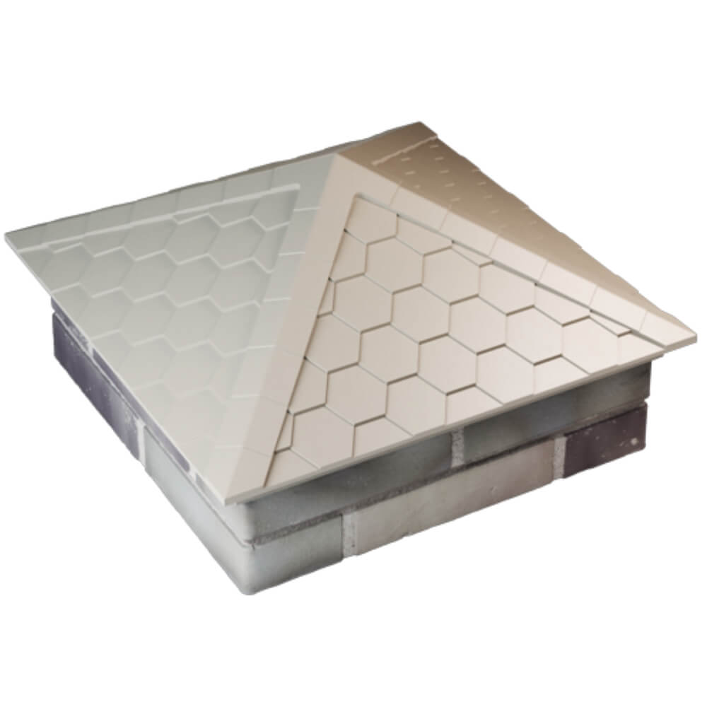 Колпак Zking Эверест Бежевый на столб 2х2 кирпича (535х535мм) Волоколамск фото