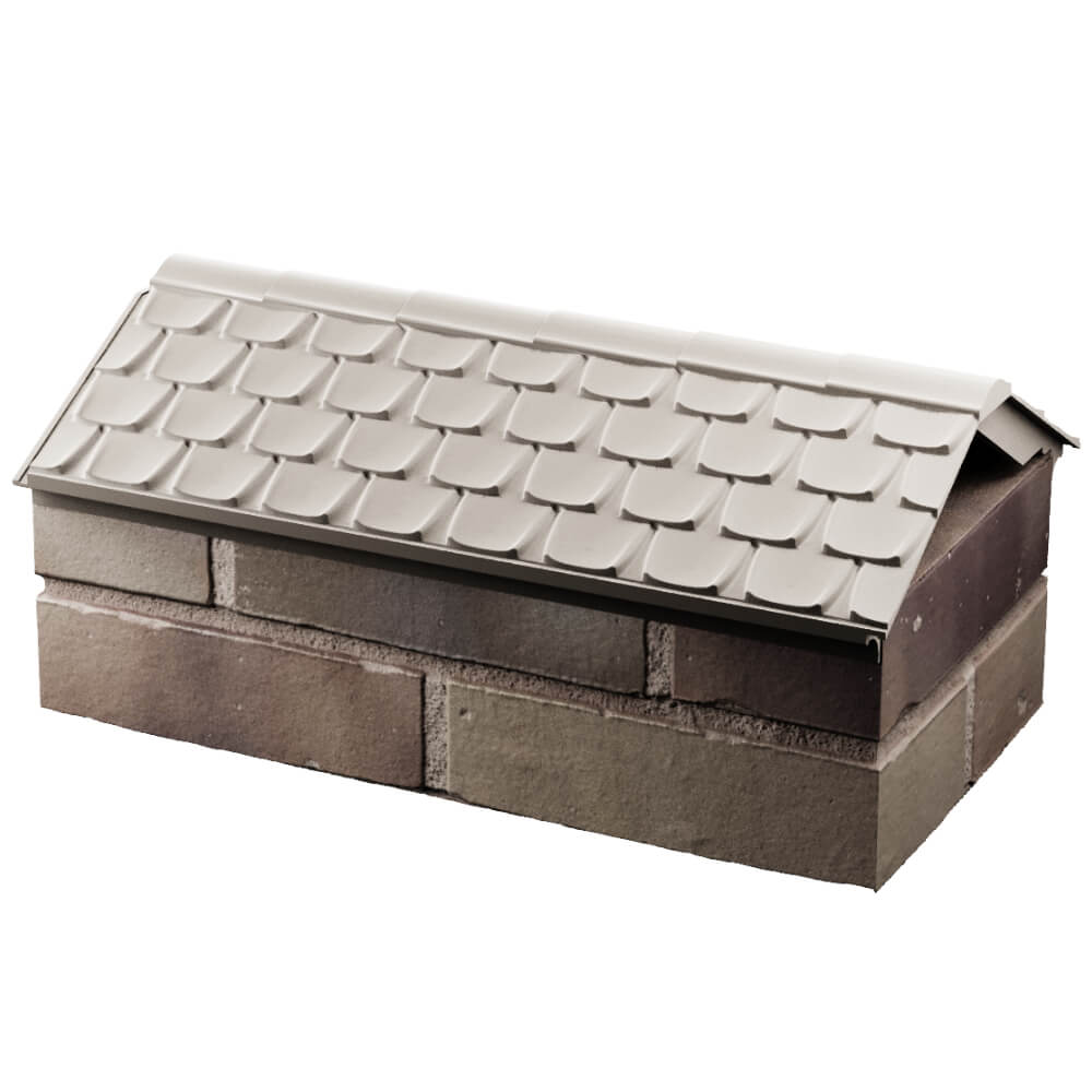 Парапет Zking Эльбрус Бежевый с посадкой на 1 кирпич (255мм) в Волоколамске фото