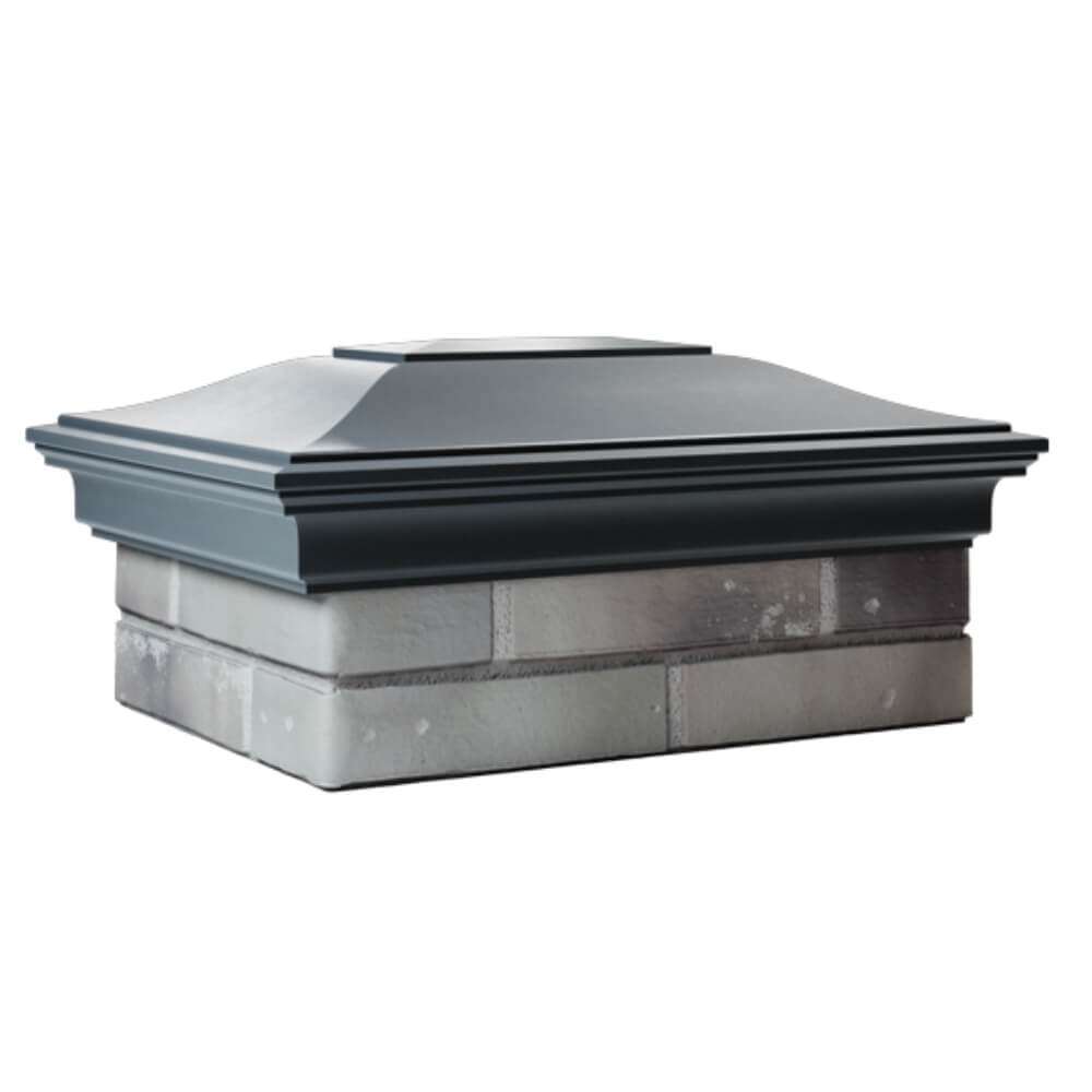 Колпак Zking Монблан Серый на столб 2х1.5 кирпича (515х385мм) в Волоколамске фото