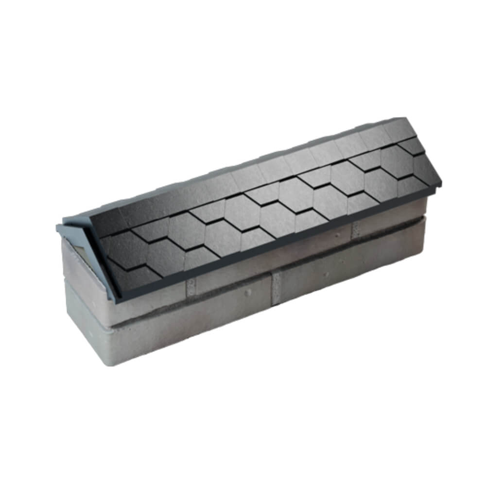 Парапет Zking Эверест Черный с посадкой на 0.5 кирпича (130мм) в Волоколамске фото