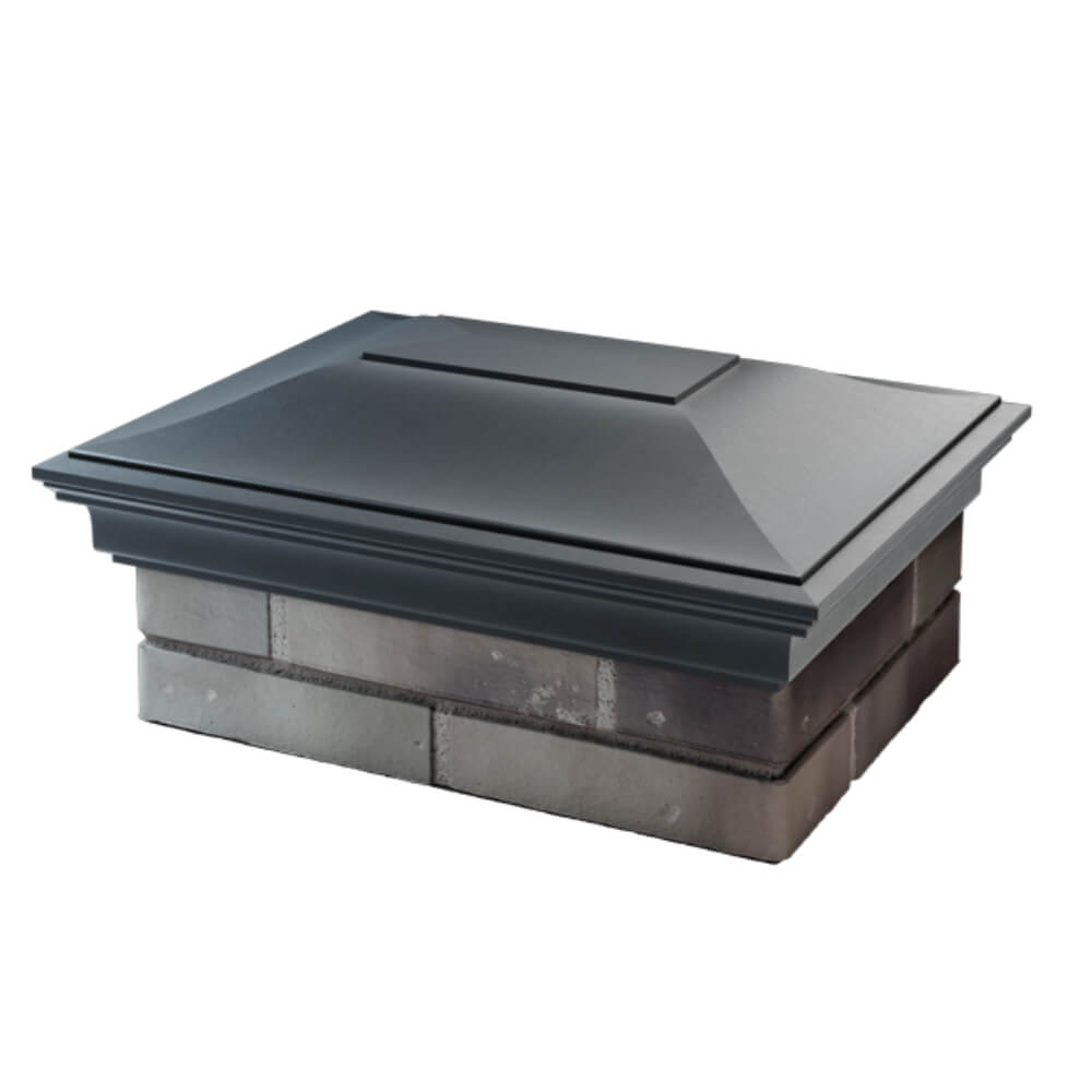 Колпак Zking Монблан Серый на столб 2х1.5 кирпича (515х385мм) в Волоколамске фото