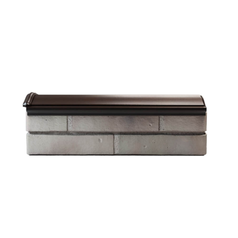 Парапет Zking Монблан Коричневый посадка на 0.5 кирпича (130мм) в Волоколамске фото