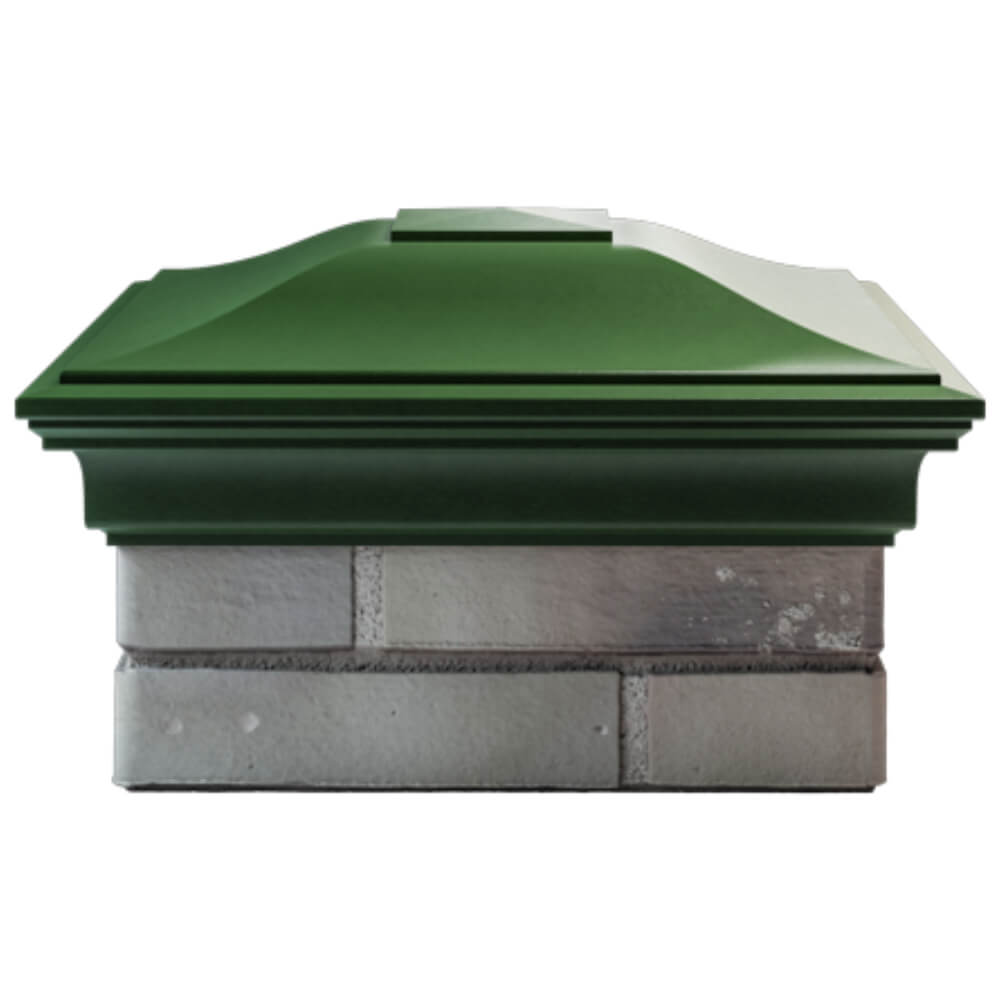 Колпак Zking Монблан Зеленый на столб 1.5х1.5 кирпича (385х385мм) Волоколамск фото