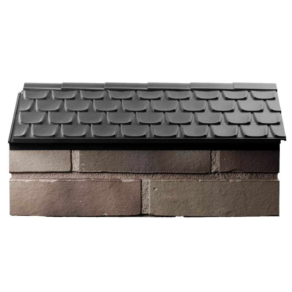 Парапет Zking Эльбрус Серый с посадкой на 1 кирпич (255мм) в Волоколамске фото