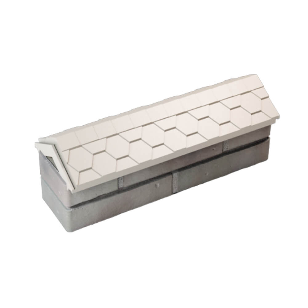 Парапет Zking Эверест Бежевый с посадкой на 0.5 кирпича (130мм) в Волоколамске фото