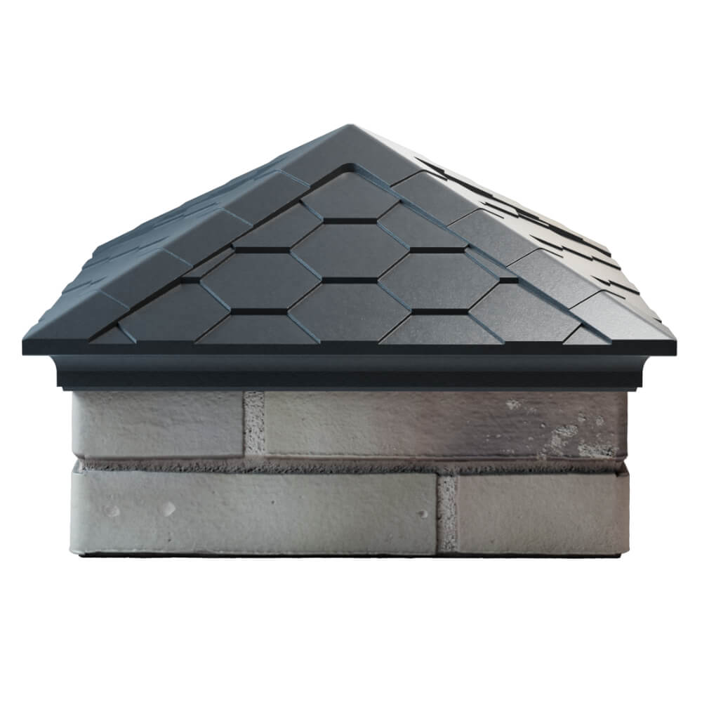 Колпак Zking Эверест Серый на столб 1.5х1.5 кирпича (390х390мм) Волоколамск фото