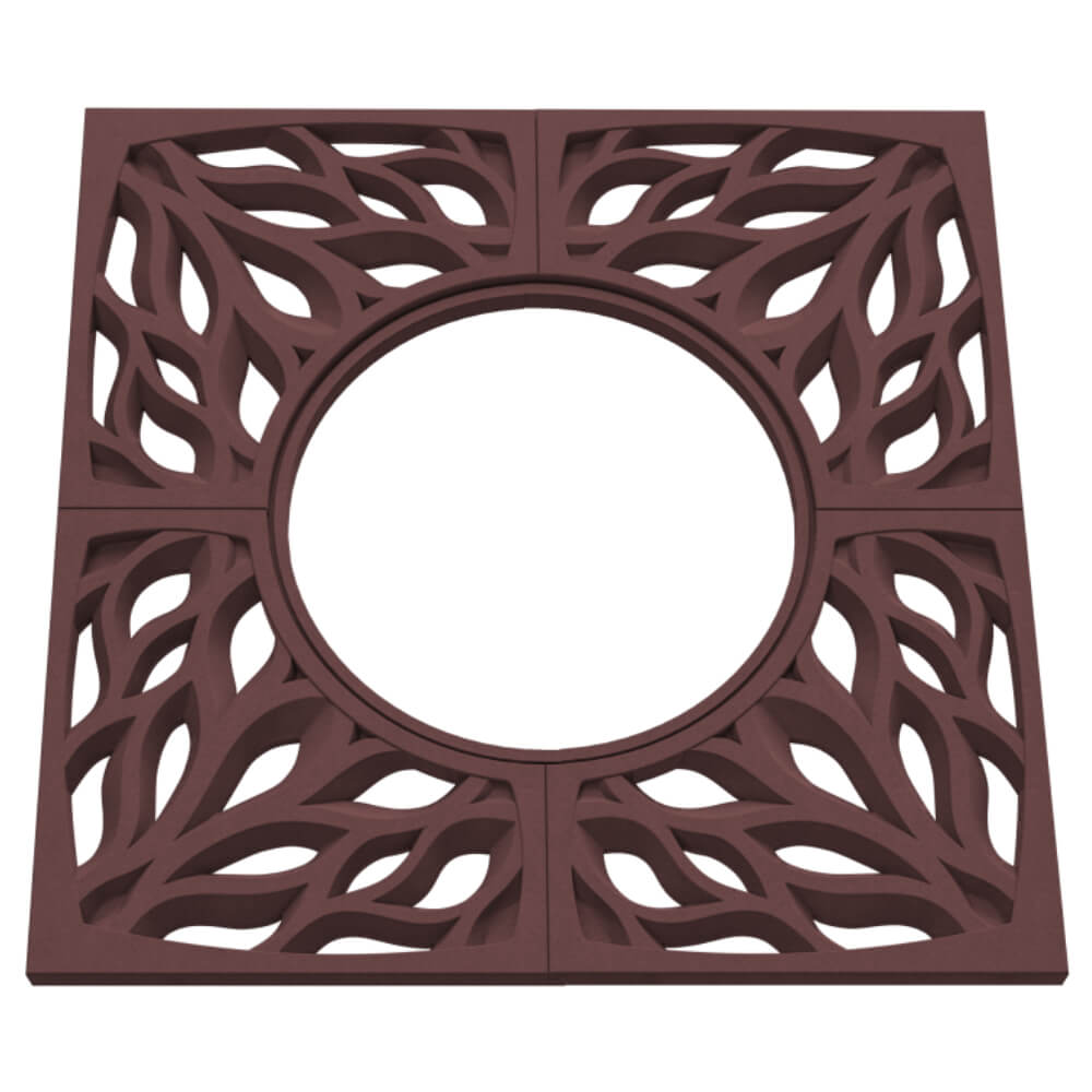 Приствольная решетка для дерева ZKING CRUST 1.2х1.2м Коричневая в Волоколамске фото