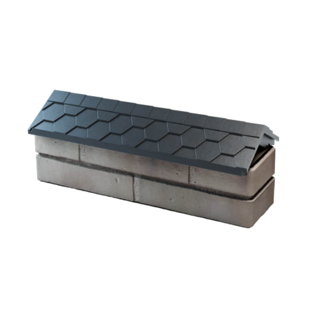 Парапет Zking Эверест Серый с посадкой на 0.5 кирпича (130мм) в Волоколамске фото