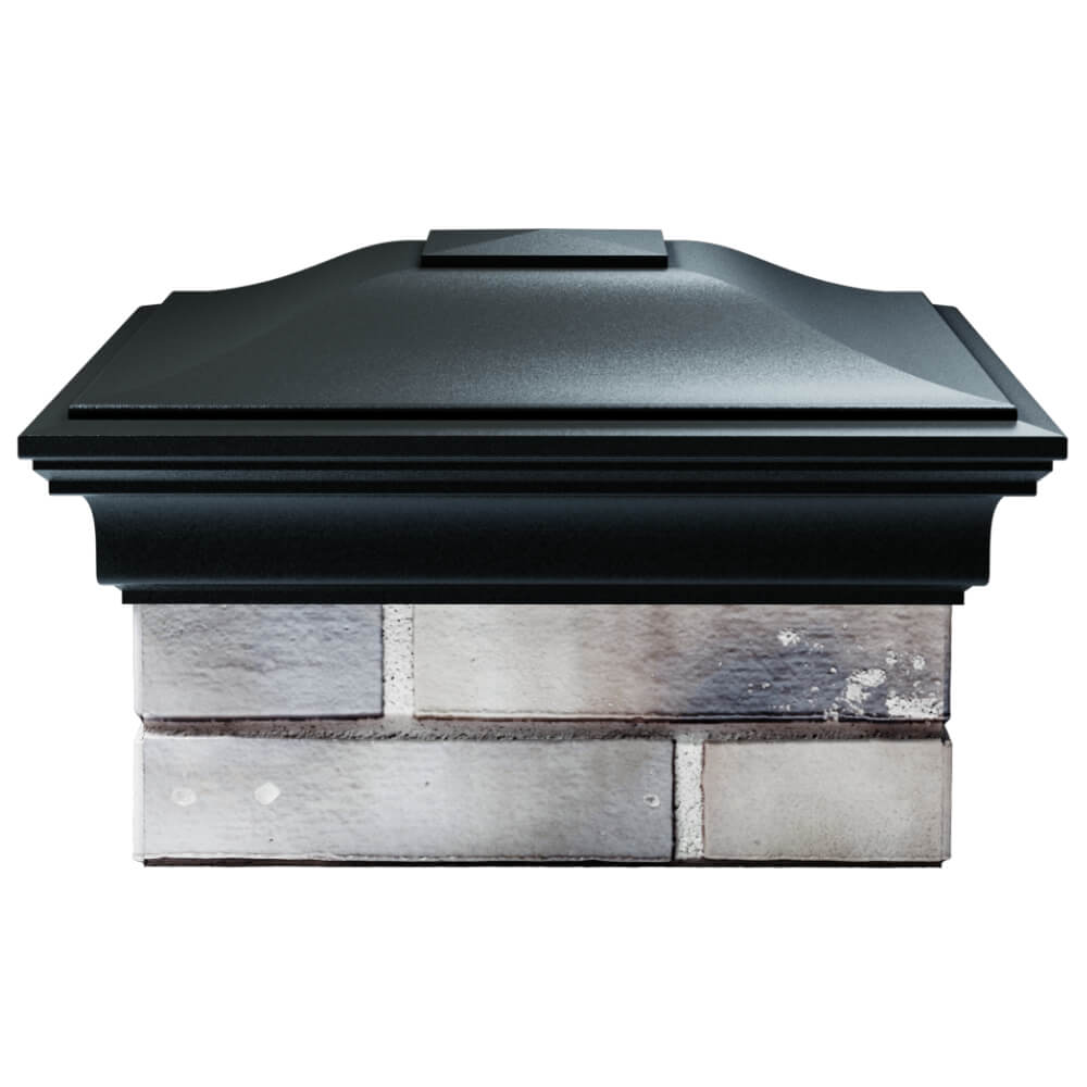 Колпак Zking Монблан Черный на столб 1.5х1.5 кирпича (385х385мм) Волоколамск фото