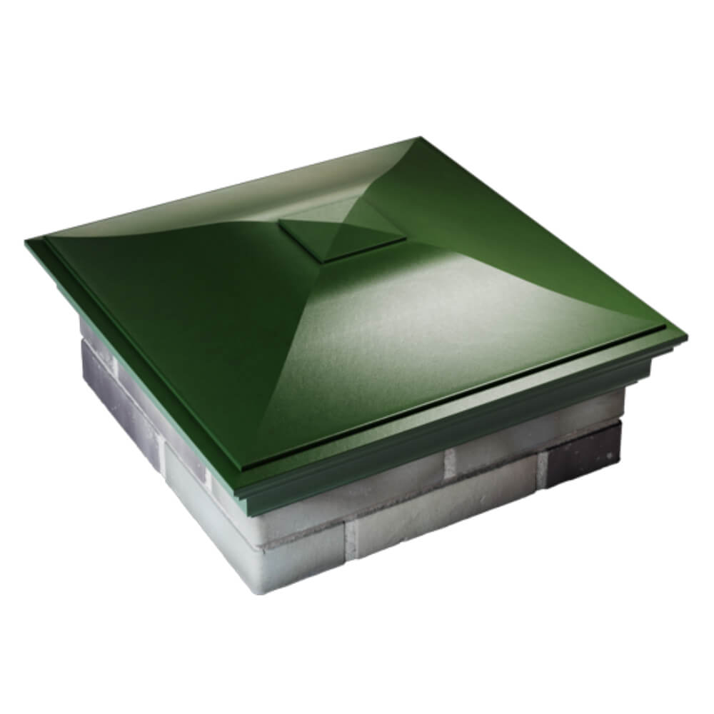 Колпак Zking Монблан Зеленый на столб 2х2 кирпича (515х515мм) Волоколамск фото