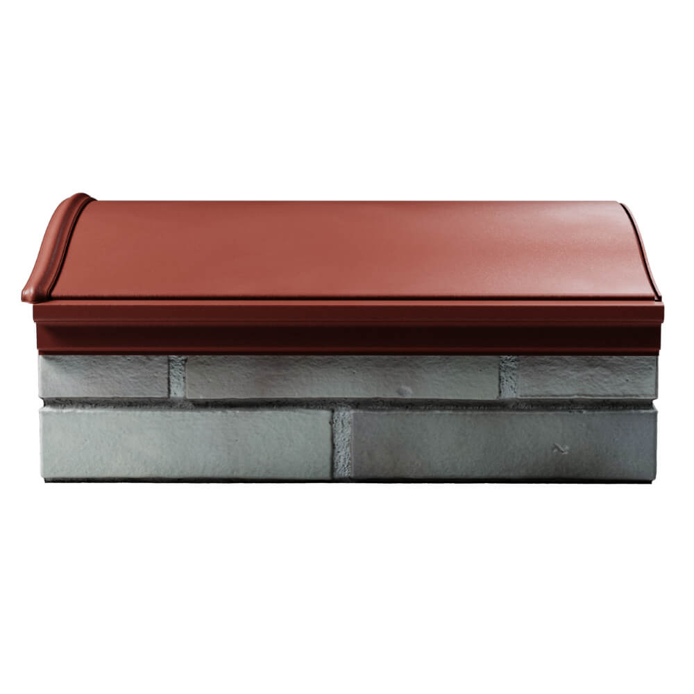 Парапет Zking Монблан Красный посадка на 1.5 кирпича (355/385мм) в Волоколамске фото