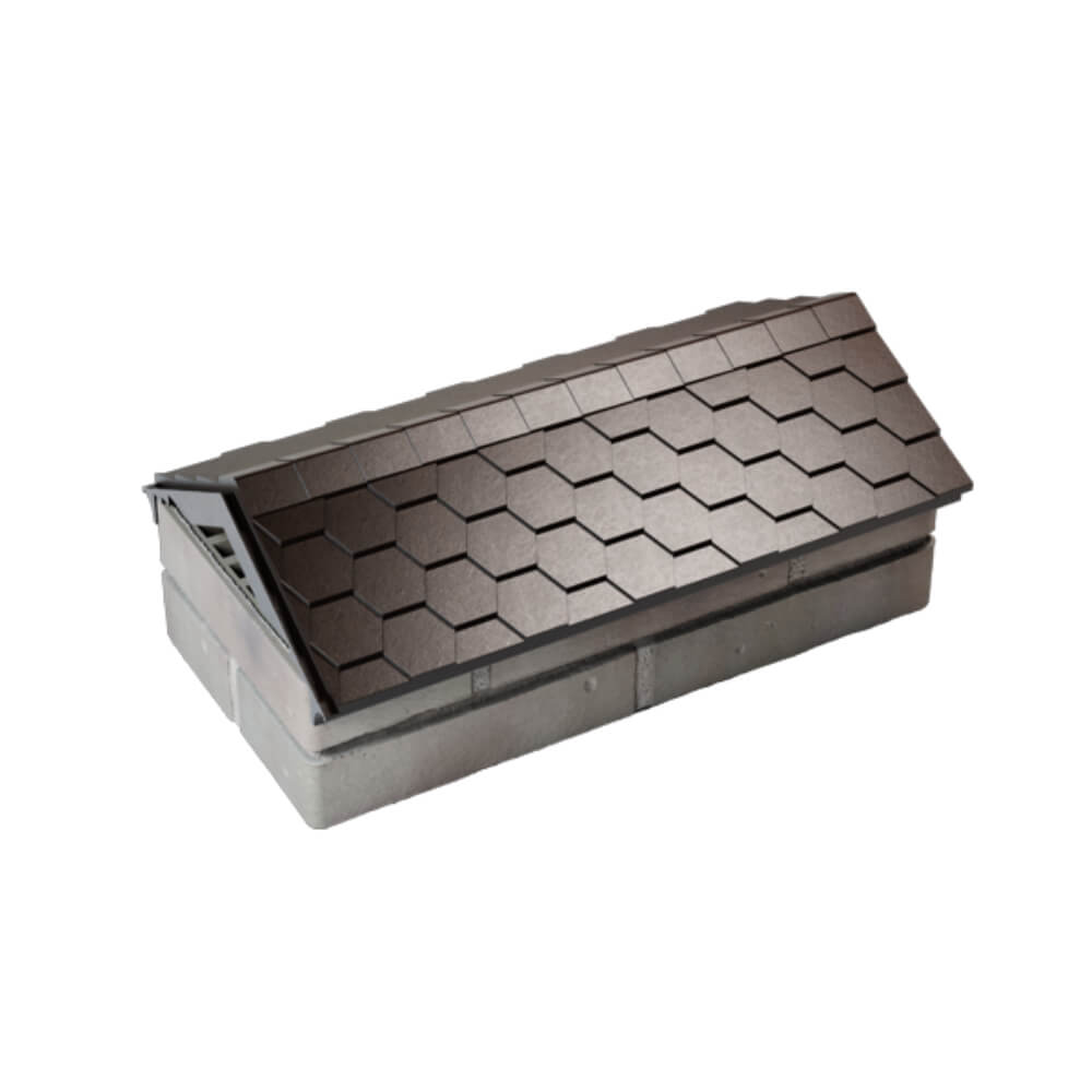 Парапет Zking Эверест Коричневый с посадкой на 1 кирпич (200/225/255мм) в Волоколамске фото