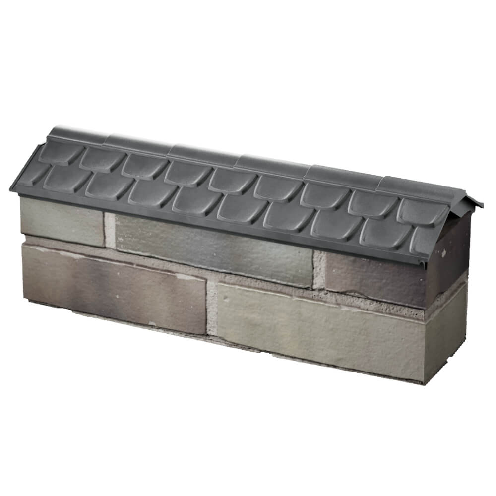 Парапет Zking Эльбрус Серый с посадкой на 0.5 кирпича (130мм) в Волоколамске фото