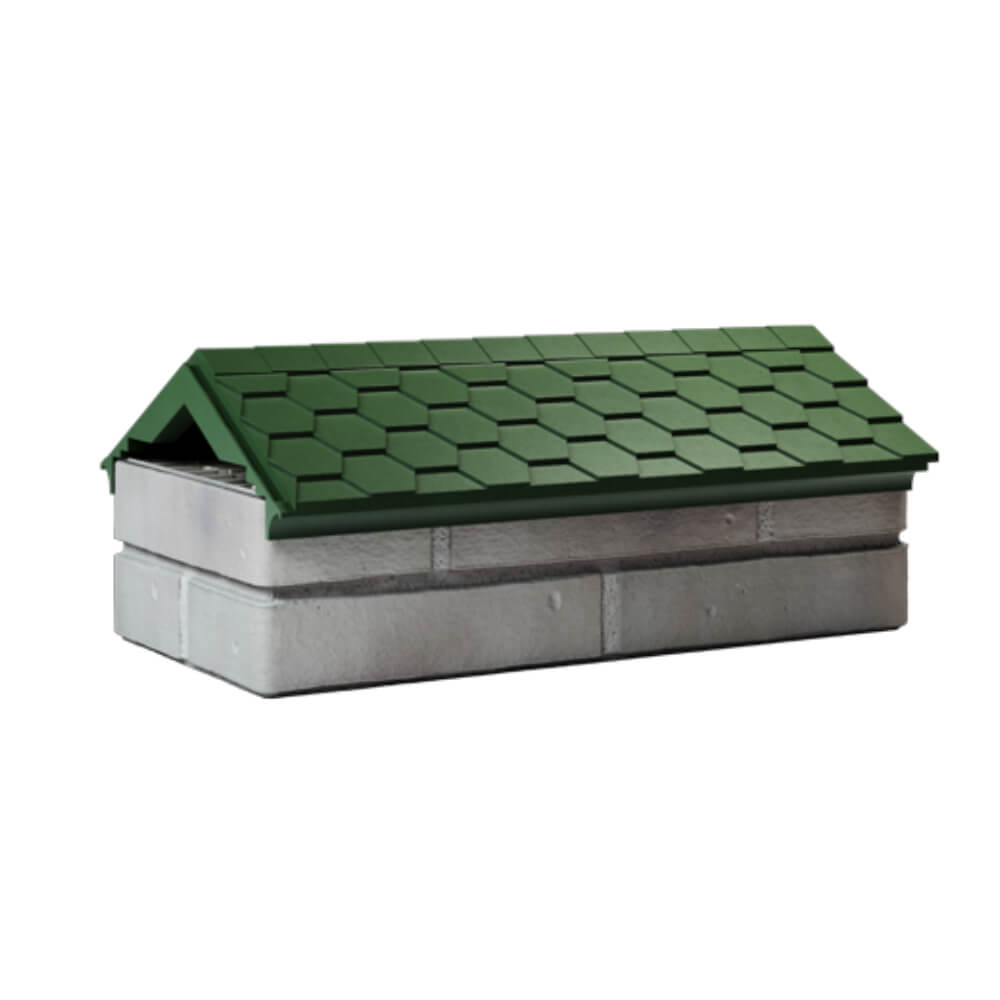 Парапет Zking Эверест Зеленый с посадкой на 1 кирпич (200/225/255мм) Волоколамск фото