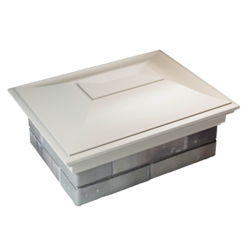 Колпак Zking Монблан Бежевый на столб 2х1.5 кирпича (515х385мм) Волоколамск фото