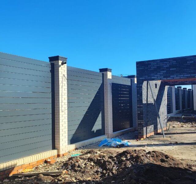 Колпак Zking Бона ХайТек Серый на столб 1.5х1.5 кирпича (385х385мм) в Волоколамске фото