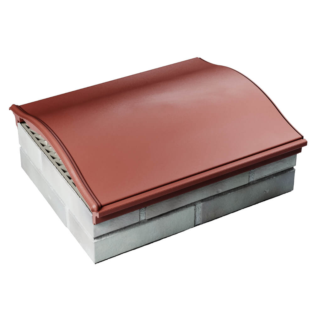 Парапет Zking Монблан Красный посадка на 1.5 кирпича (355/385мм) в Волоколамске фото