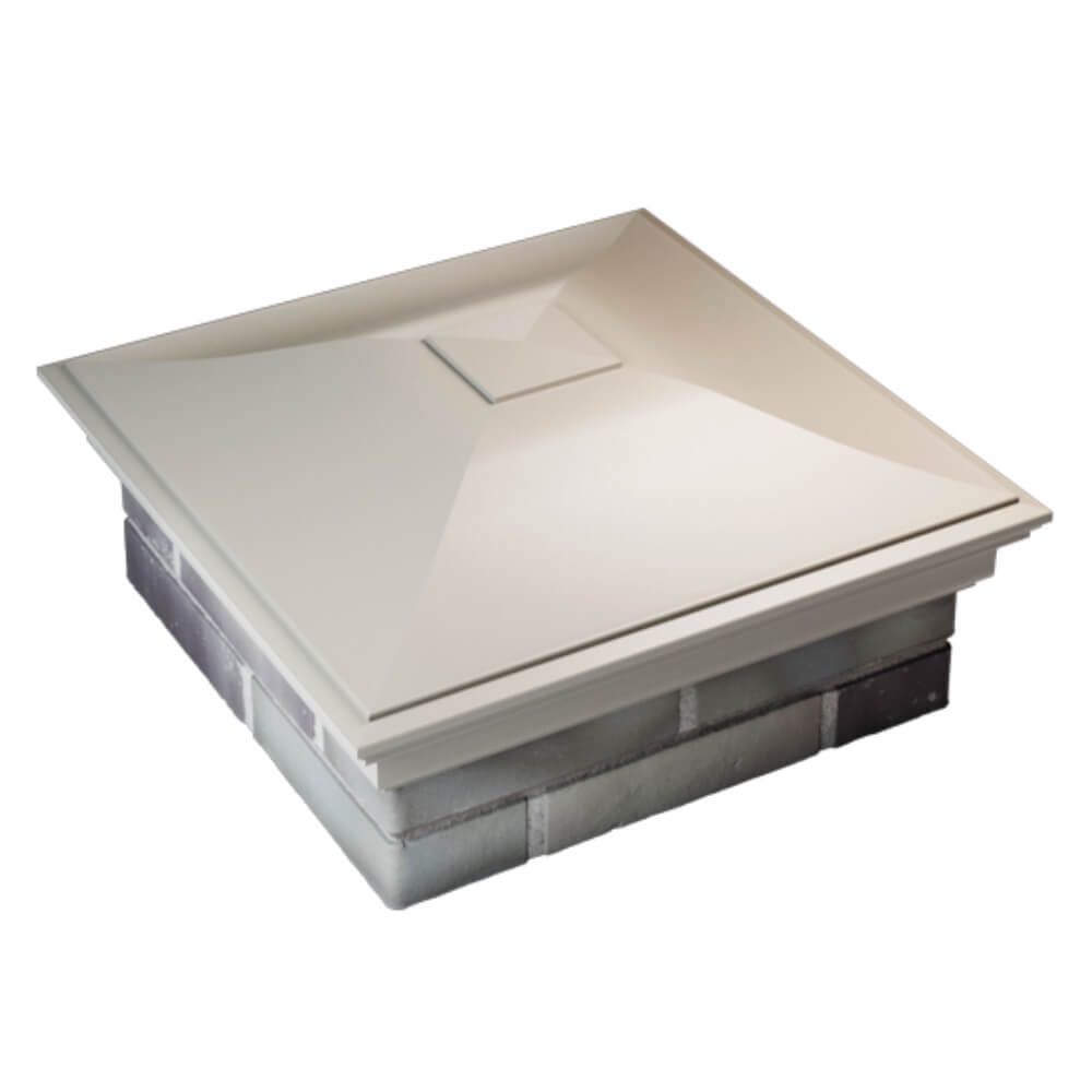 Колпак Zking Монблан Бежевый на столб 2х2 кирпича (515х515мм) Волоколамск фото