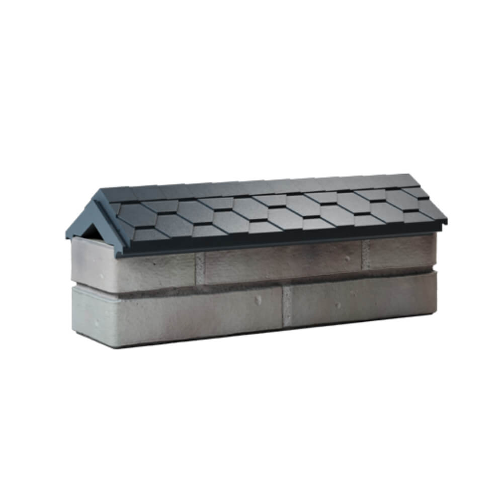 Парапет Zking Эверест Серый с посадкой на 0.5 кирпича (130мм) Волоколамск фото