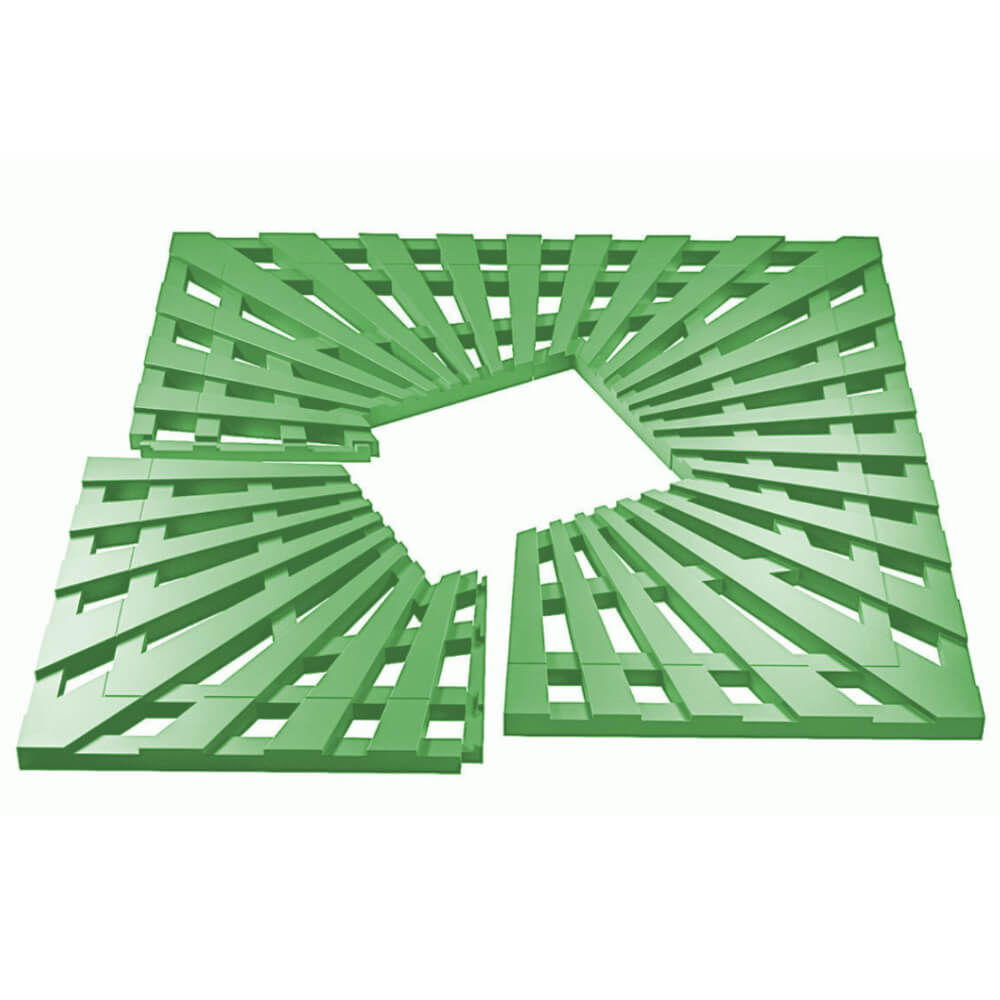 Приствольная решетка для дерева ZKING ATMOSPHERE 1.2х1.2м Зеленая в Волоколамске фото