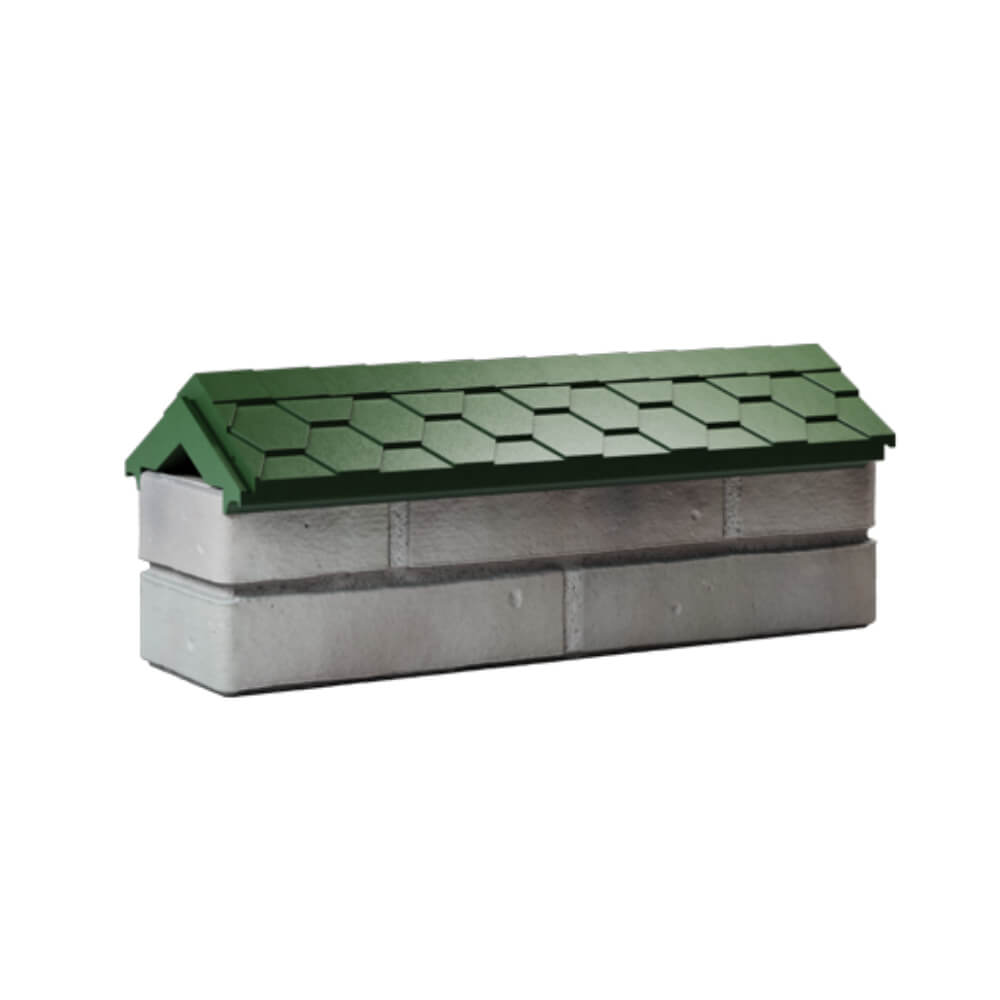 Парапет Zking Эверест Зеленый с посадкой на 0.5 кирпича (130мм) Волоколамск фото