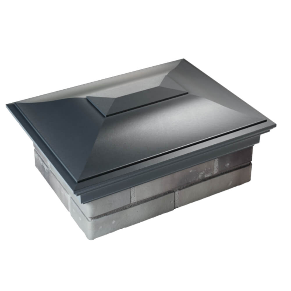 Колпак Zking Монблан Серый на столб 2х1.5 кирпича (515х385мм) Волоколамск фото