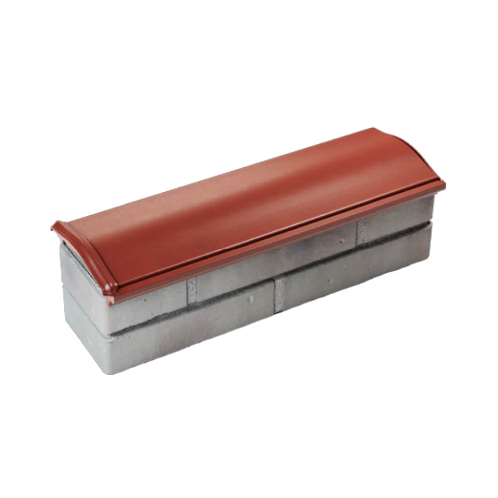 Парапет Zking Монблан Красный посадка на 0.5 кирпича (130мм) в Волоколамске фото