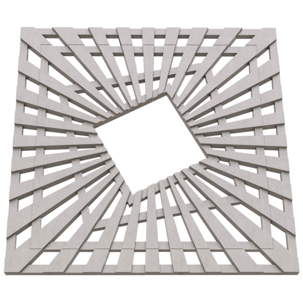 Приствольная решетка для дерева ZKING ATMOSPHERE 1.2х1.2м Бежевая в Волоколамске фото