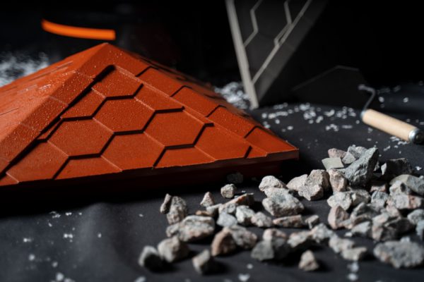 Колпак Zking Эверест Красный на столб 1.5х1.5 кирпича (390х390мм) в Волоколамске фото