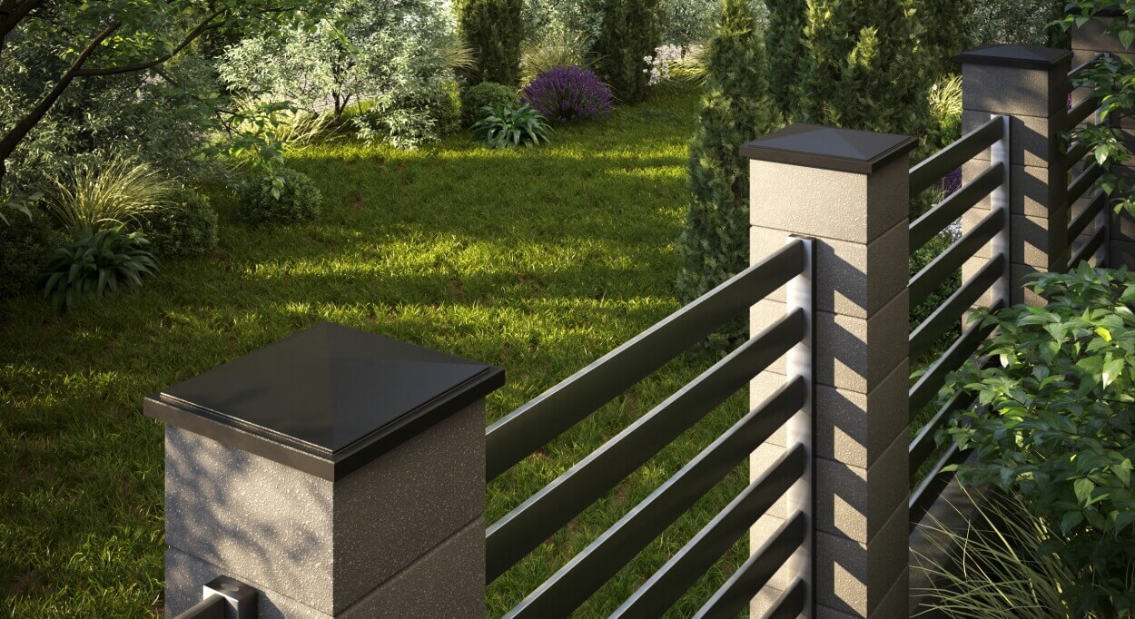 Колпак Zking БонаМоно Коричневый на столб 1.5х1.5 кирпича (385х385, 400х400мм) в Волоколамске фото