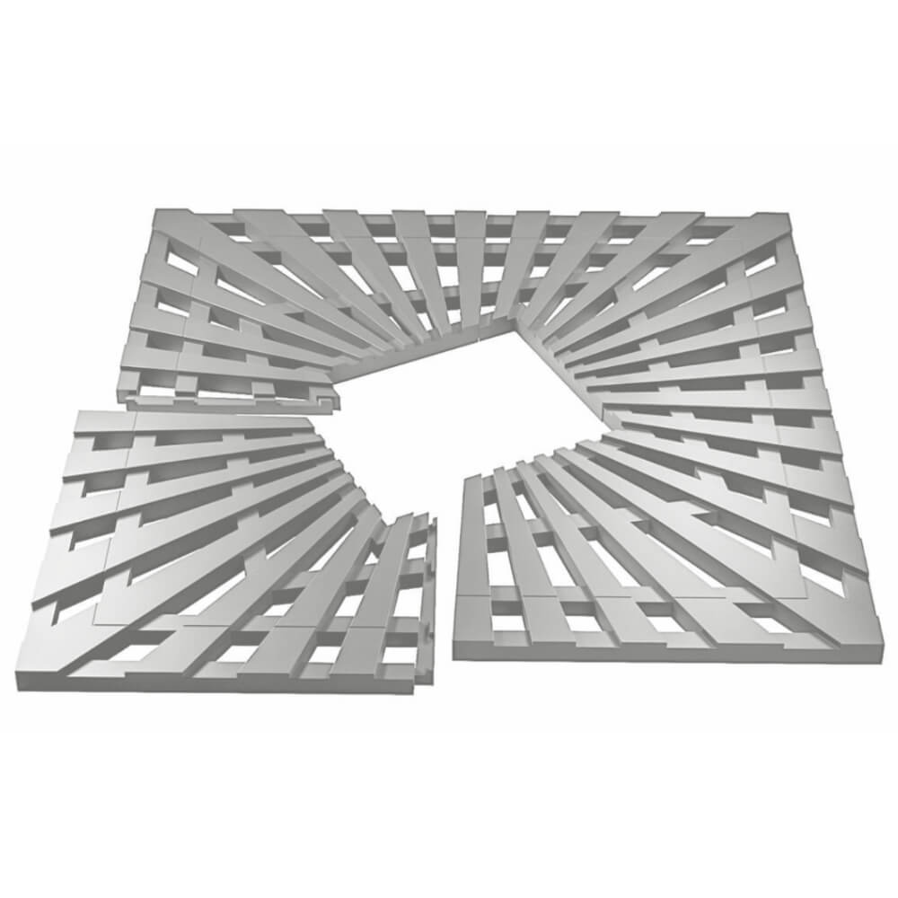 Приствольная решетка для дерева ZKING ATMOSPHERE 1.2х1.2м Бежевая в Волоколамске фото