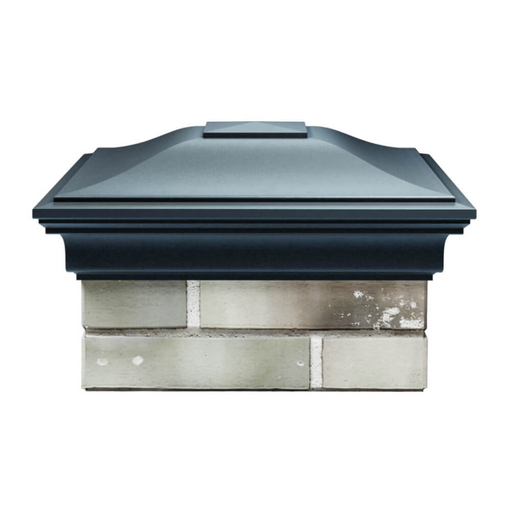 Колпак Zking Монблан Серый на столб 1.5х1.5 еврокирпича 0.7НФ (355х355мм) Волоколамск фото