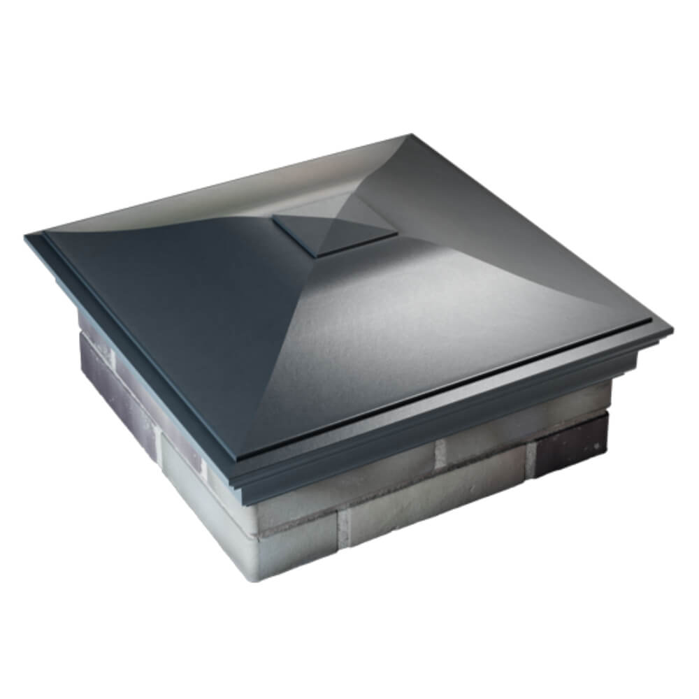 Колпак Zking Монблан Серый на столб 2х2 кирпича (515х515мм) Волоколамск фото