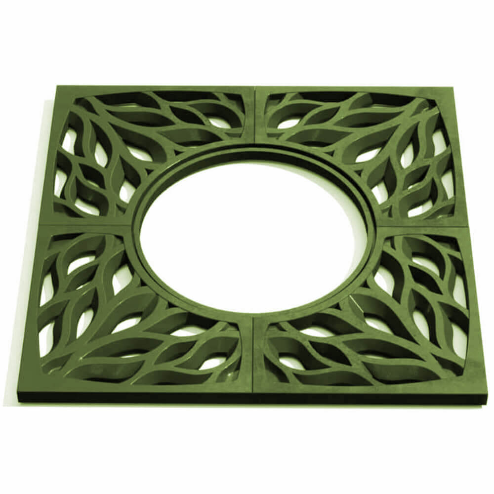 Приствольная решетка для дерева ZKING CRUST 1.2х1.2м Зеленая Волоколамск фото