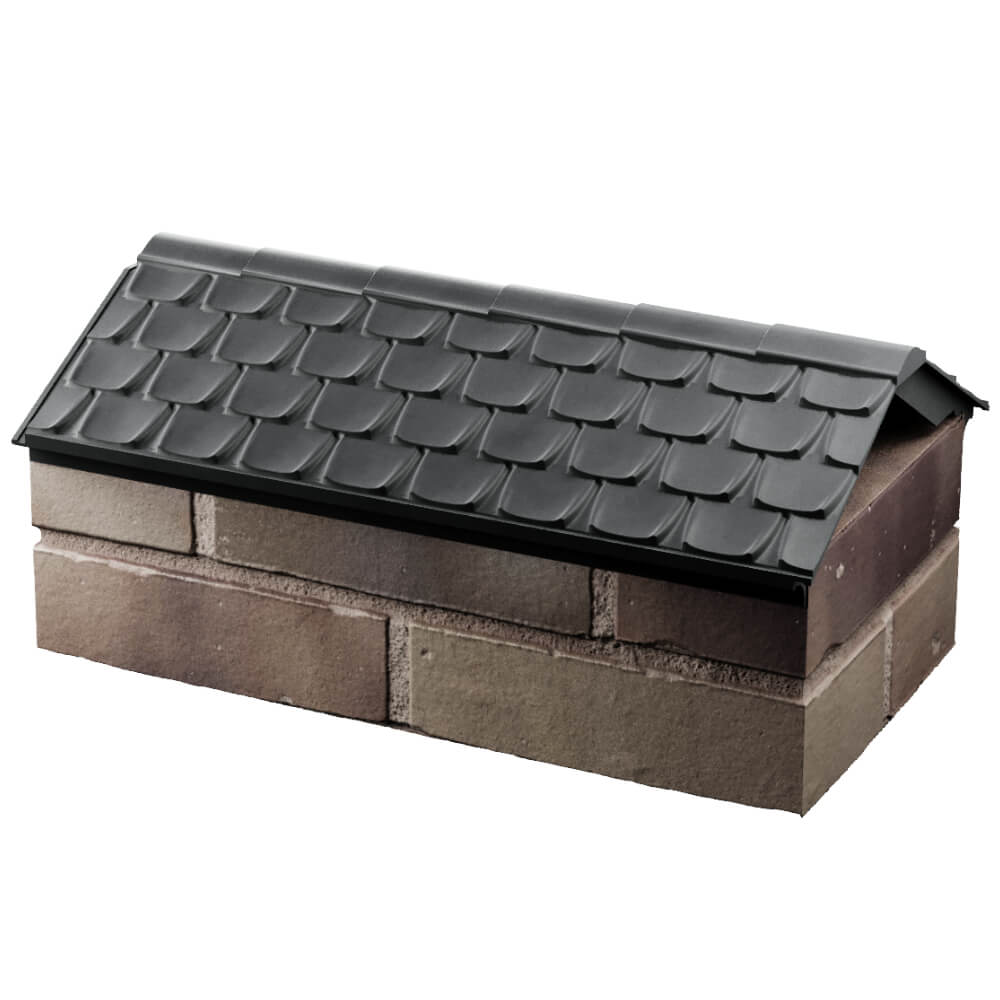 Парапет Zking Эльбрус Серый с посадкой на 1 кирпич (255мм) в Волоколамске фото