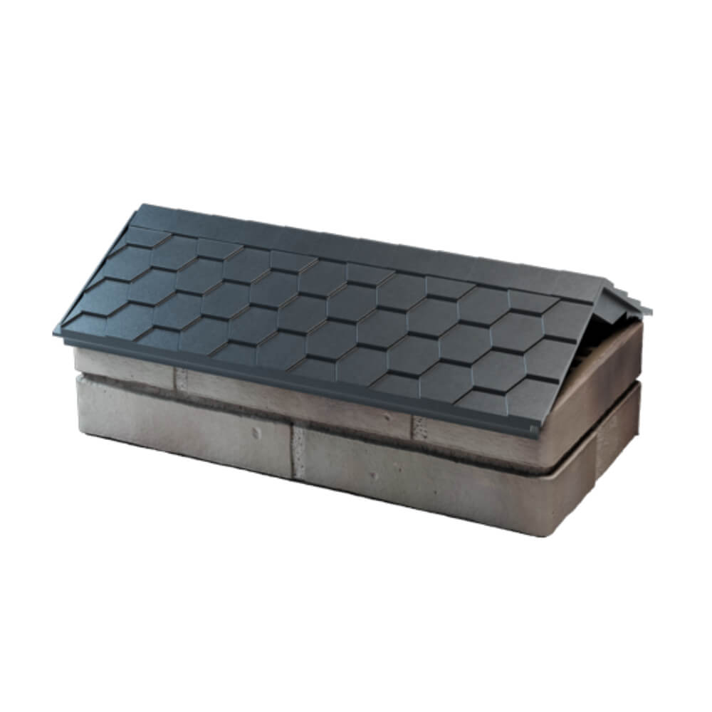 Парапет Zking Эверест Серый с посадкой на 1 кирпич (200/225/255мм) в Волоколамске фото