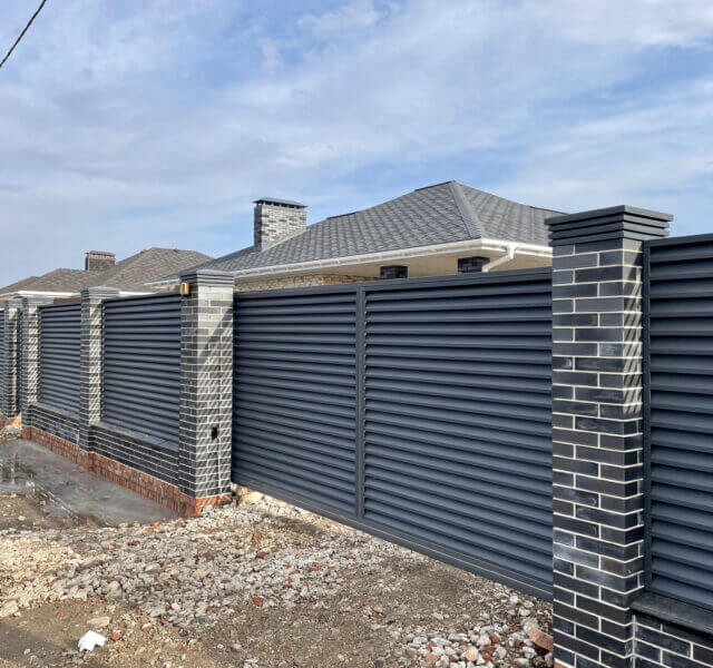 Колпак Zking Бона ХайТек Серый на столб 1.5х1.5 кирпича (385х385мм) в Волоколамске фото