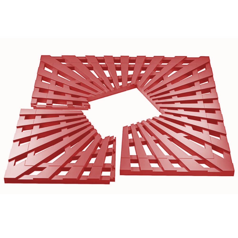 Приствольная решетка для дерева ZKING ATMOSPHERE 1.2х1.2м Красная в Волоколамске фото