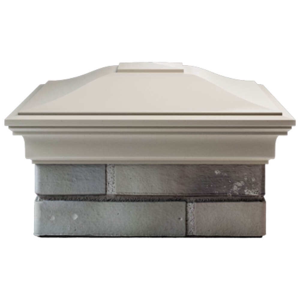 Колпак Zking Монблан Бежевый на столб 1.5х1.5 кирпича (385х385мм) Волоколамск фото