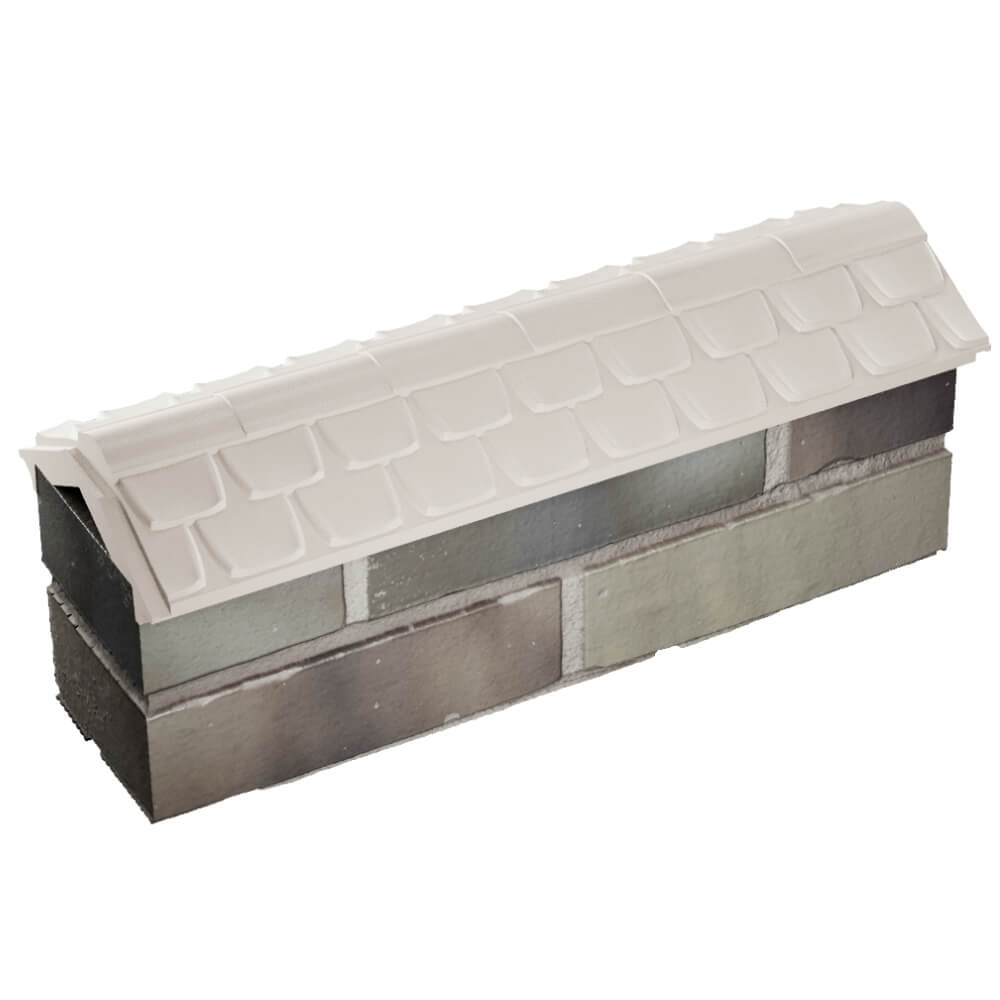 Парапет Zking Эльбрус Бежевый с посадкой на 0.5 кирпича (130мм) в Волоколамске фото