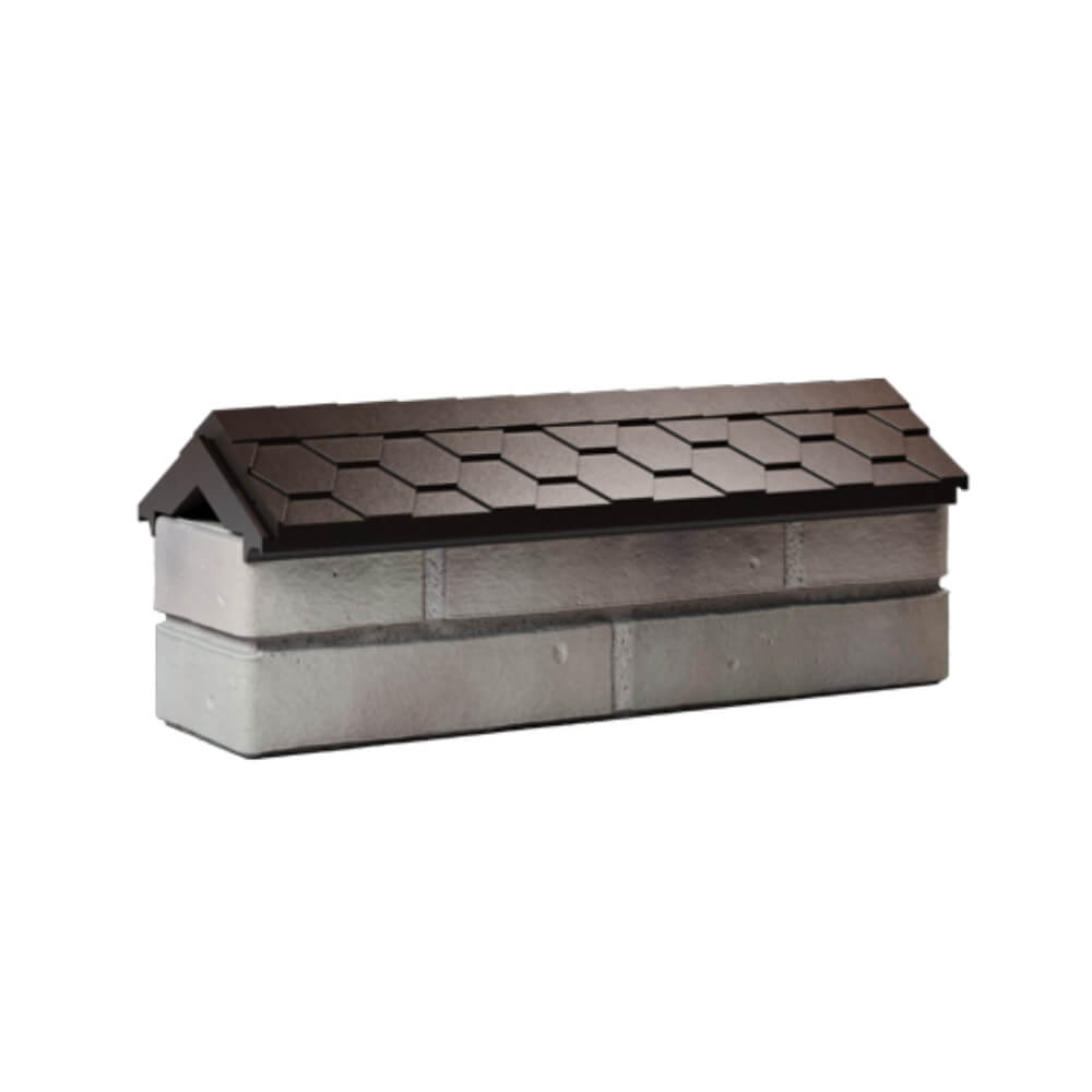 Парапет Zking Эверест Коричневый с посадкой на 0.5 кирпича (130мм) Волоколамск фото