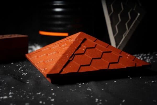 Колпак Zking Эверест Красный на столб 1.5х1.5 кирпича (390х390мм) в Волоколамске фото