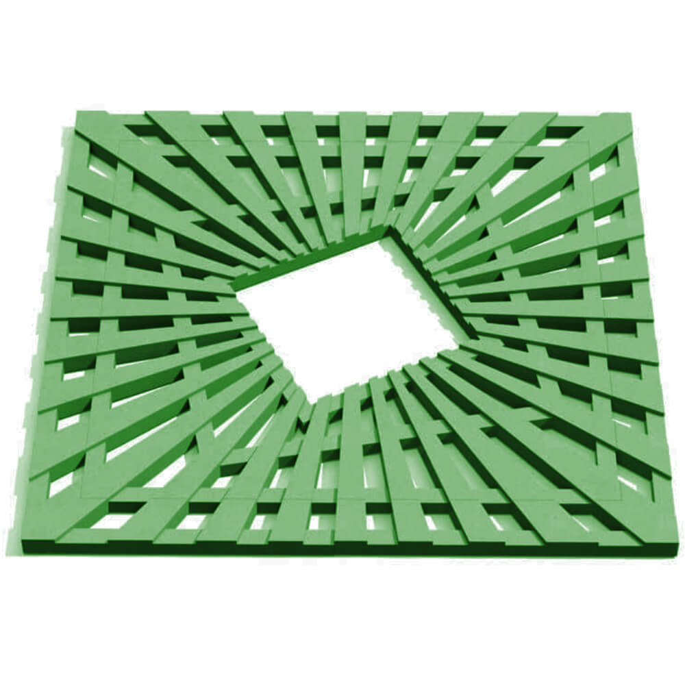 Приствольная решетка для дерева ZKING ATMOSPHERE 1.2х1.2м Зеленая Волоколамск фото