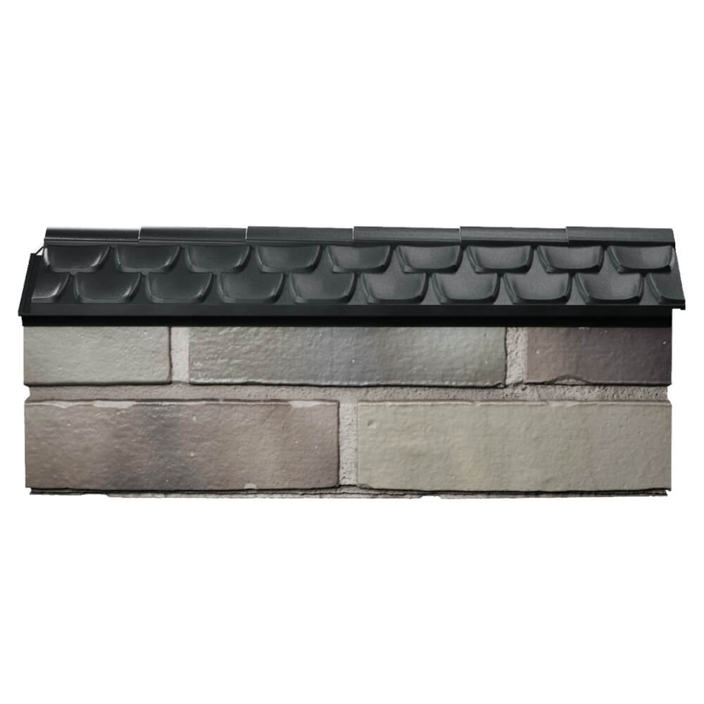 Парапет Zking Эльбрус Черный с посадкой на 0.5 кирпича (130мм) в Волоколамске фото