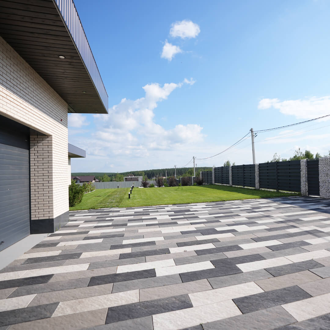 Шаговая плита STONE Черный Сланец 990х330х55мм в Волоколамске фото